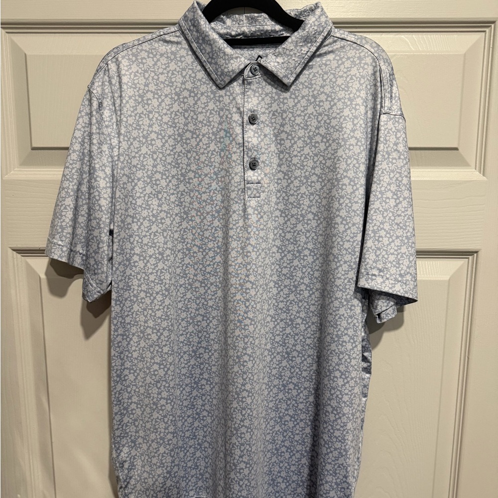 Men's Floral Golf Shirt